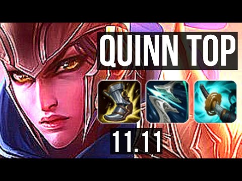 QUINN vs NOCTURNE (TOP) | 9 solo kills, 900+ games, Godlike | BR Master | v11.11