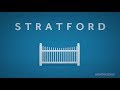 Stratford Vinyl Picket Fence Installation