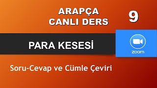 Canlı Arapça Dersleri 9 PARA KESESİ Soru-Cevap 