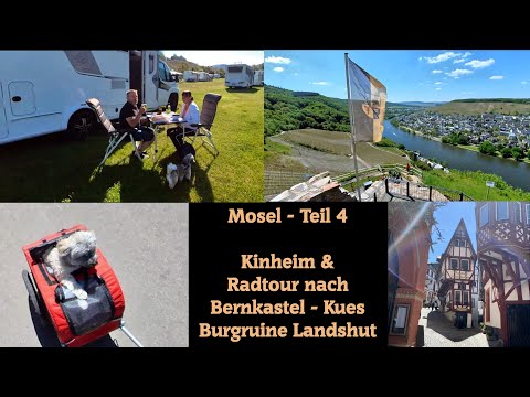 Wohnmobilstellplatz Kinheim I Radtour nach Bernkastel Kues I Urlaub Mosel Folge 4