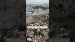 Views of the acropolis from above #parthenon #athens