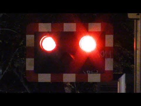 Railway Crossing at Night - Sandymount Station, Dublin