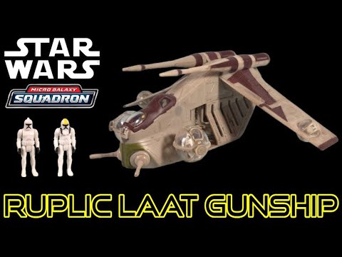 Republic LAAT Gunship Review - Star Wars Micro Galaxy Squadron