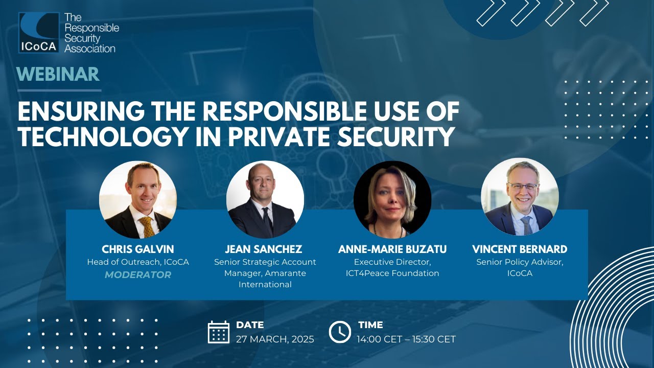 Webinar: Ensuring the Responsible Use of Technology in Private Security