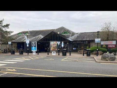 Killington Lake services - M6 - The best View at a Motorway Service Station