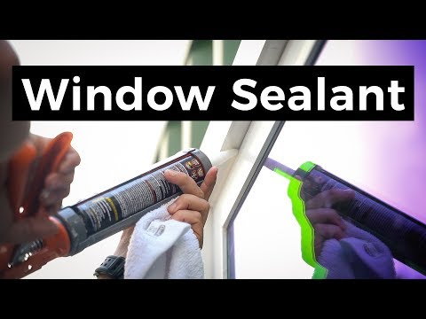 Part of a video titled How to Weather Seal Container Home Windows | Step by Step - YouTube