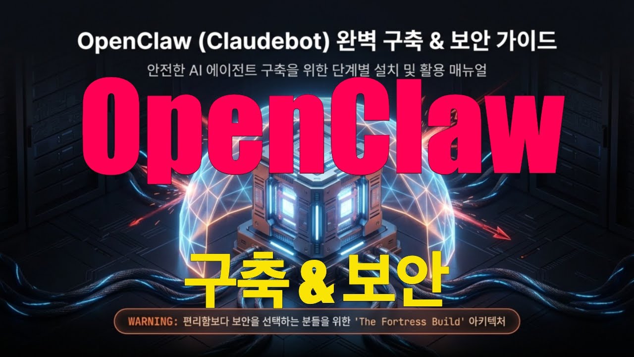 개인 AI 에이전트의 보안 요새 구축 전략: 오픈클로(OpenClaw) Fortress Build 아키텍처 완벽 가이드