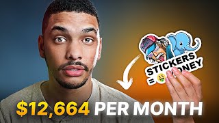 Make $500 Per Day Selling Stickers Online (EASY SIDE HUSTLE)
