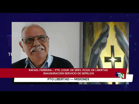 Rafael Ferreira - Presidente de la Cooperativa de Servicios Públicos de Libertad-