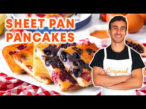 Sheet Pan Pancakes Recipe 🥞✨ The Ultimate Breakfast Hack For A Crowd