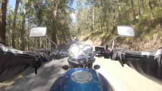 preview picture of video 'Springbrook ride on CB400'