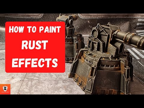 How to paint rust effects