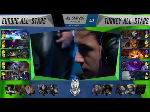 [LOL All-Star 2017] EU LCS vs TUR Highlights | Turkey vs Europe | EU LCS All-star vs TUR All-star