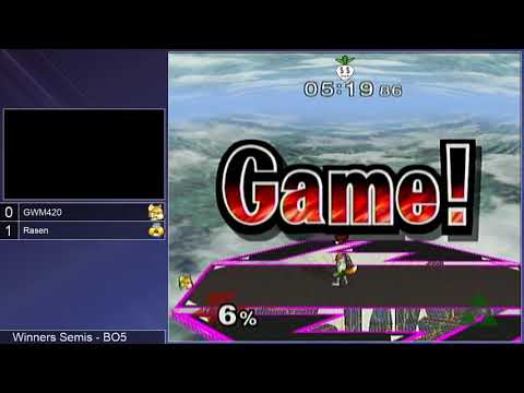 GSS 101 SSBM - GWM420 (Fox) vs. Rasen (Sheik) - Melee WSF