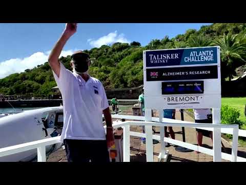 70歳の男性が一人で大西洋を横断 (A 70-year-old man rows solo across Atlantic)