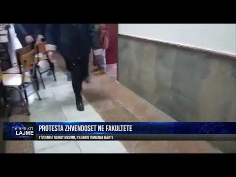 Protesta zhvendoset në fakultete, studentët bojkot mësimit, nxjerrin tavolinat jashtë