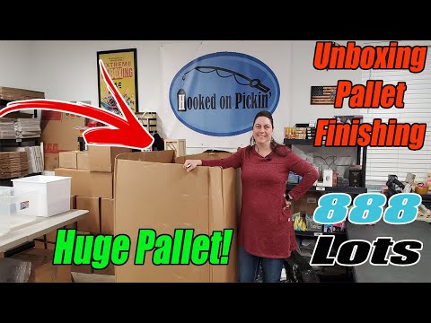 888 Lots Finishing This Massive Pallet Unboxing - Fantastic Items that I Show You - Online Reselling