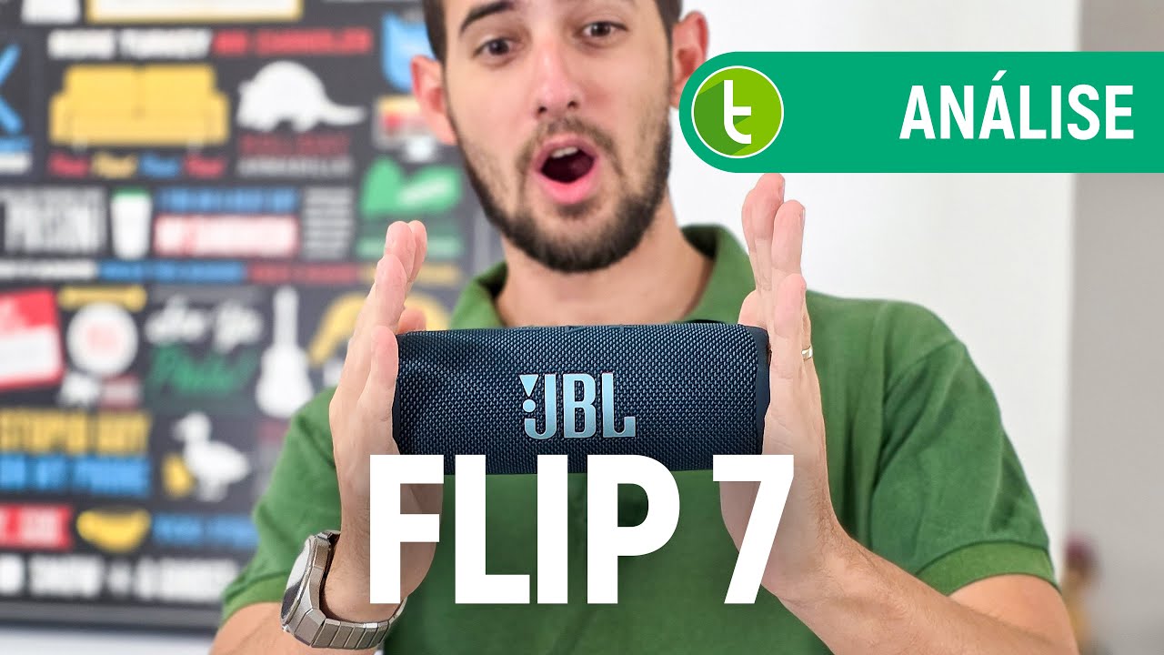 Miniatura da avaliação em vídeo de Caixa de Som Bluetooth JBL Flip 7 Portátil