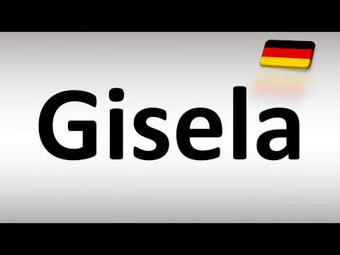 How to Pronounce Gisela (German)