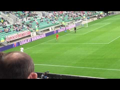 Slask Wroclaw-Niecieza 1-1! And the last minutes of the first half