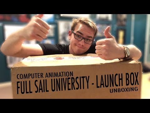 Unboxing / Review of Full Sail University Computer Animation Degree Program Launch Box