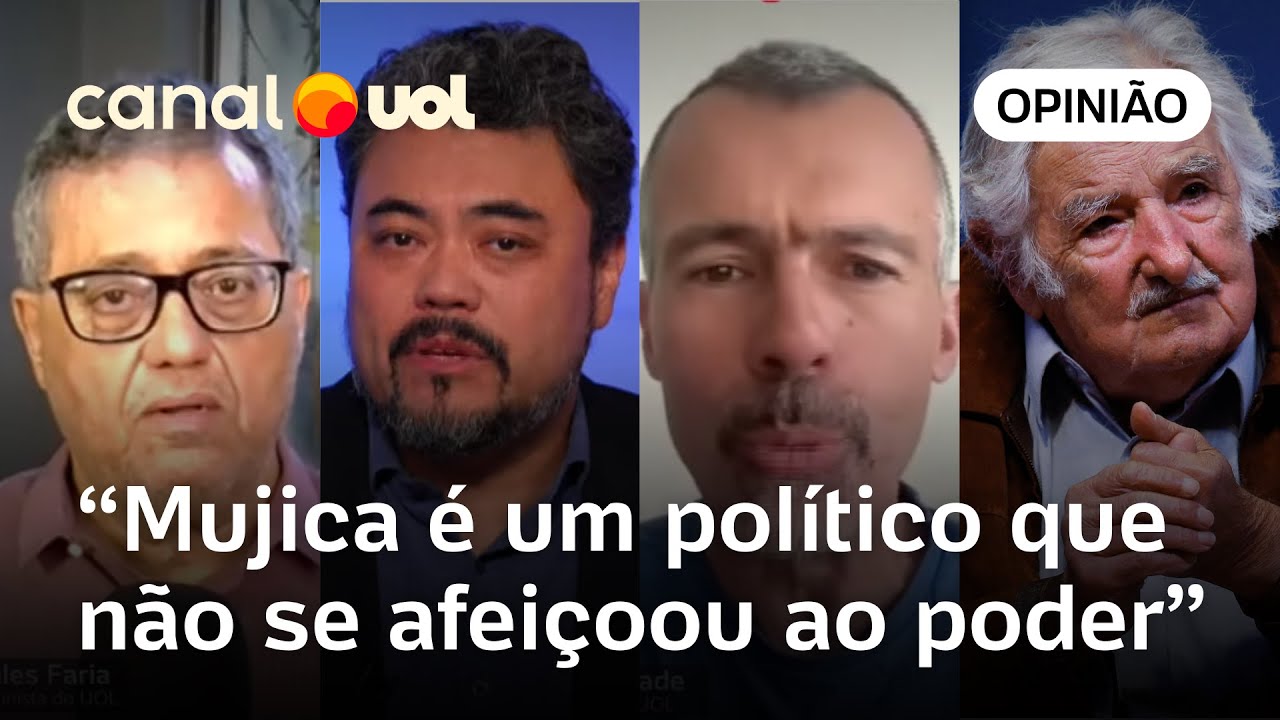 José Mujica é uma referência moral da esquerda no mundo todo, analisam colunistas do UOL