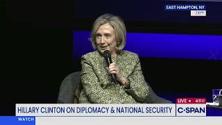 Conversation with Hillary Clinton