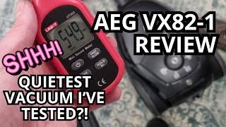 AEG VX82-1-ÖKO REVIEW: QUIETEST VACUUM IVE TESTED?!