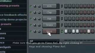 How to open the keyboard in fruity loop studios