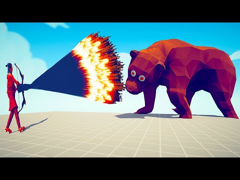 GIANT BEAR vs EVERY GOD - Totally Accurate Battle Simulator TABS