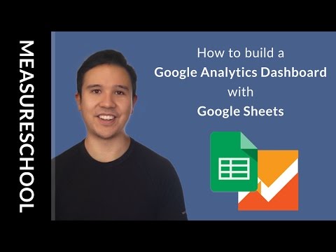 Google Analytics Dashboard with Google Sheets Reporting API