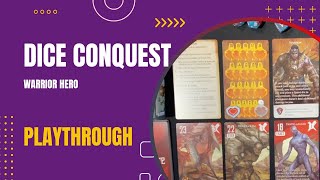 Dice Conquest Board Game Warrior Hero | Playthrough #4 | DaniCha