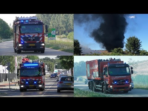 Prio 1 TS 08-4231, TS 08-2331 en SBH 08-9462 met spoed naar Middel Natuurbrand in Weurt