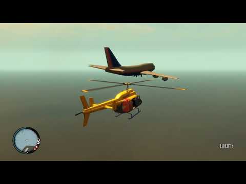 GTA 4 - Where Do The Planes Flying From The Airport Go To?