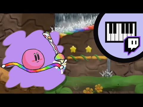 Kirby and the Rainbow Curse - Great Cave Escape (Piano Stream Highlight)