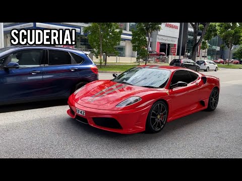 [Short Clip Series] Ferrari F430 Scuderia Passing By Leng Kee Road, Singapore
