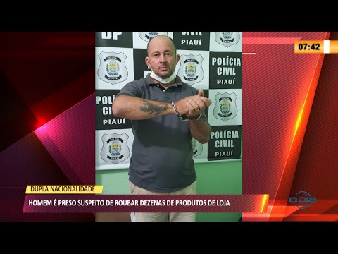 Homem com dupla nacionalidade é preso com produtos oriundos de roubo 06 04 2021