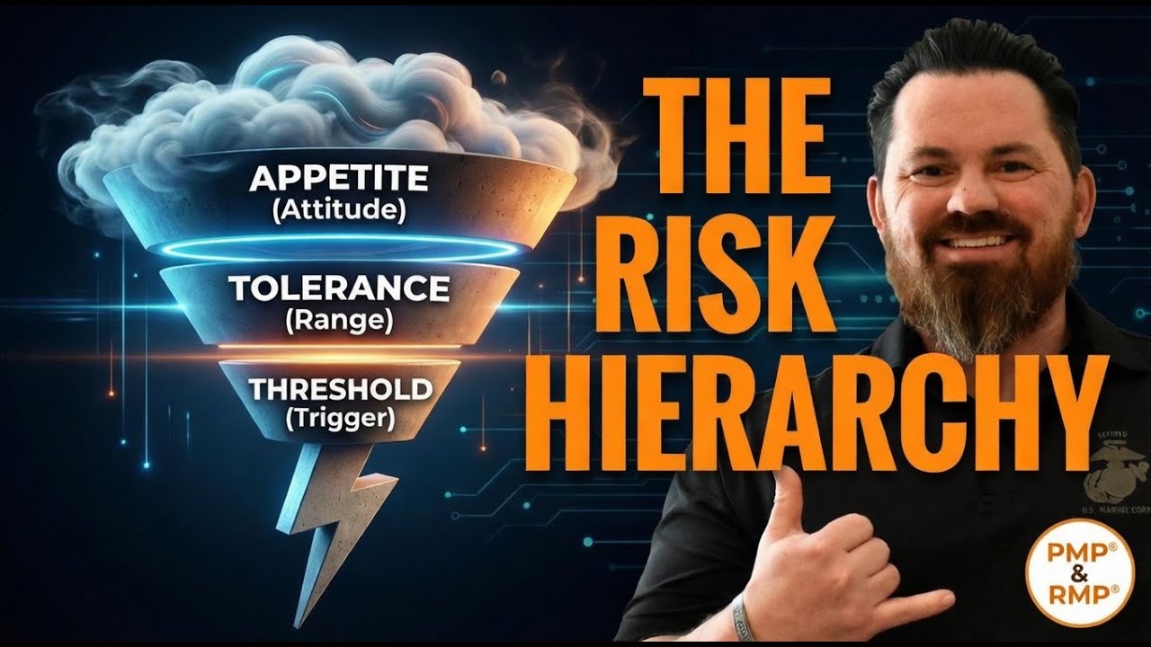 Risk Appetite vs. Risk Tolerance vs. Risk Threshold (PMP, RMP Exam Prep!)