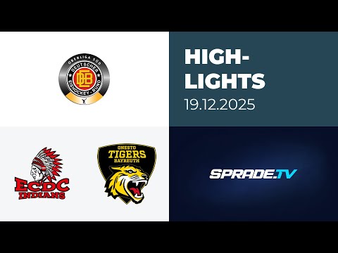19.12.2025 - Highlights - ECDC Memmingen Indians vs. onesto Tigers Bayreuth