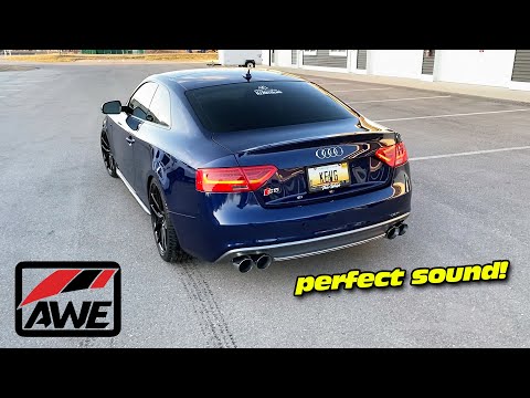 AWE Touring Exhaust Install on my B8.5 Audi S5! Perfect Sound