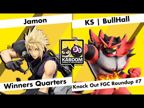 Jamon (Cloud, Roy) vs KS | BullHall (Incineroar) - WQF - Knock Out FGC Roundup #7