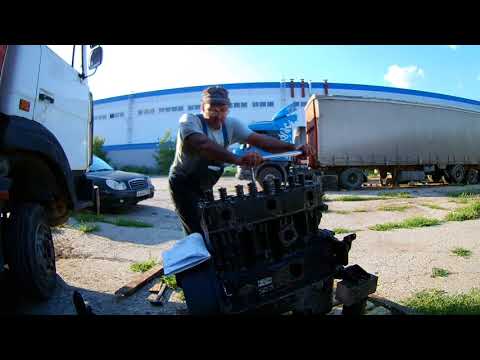 Установка ГБЦ на Д 245 Металл Прокладка