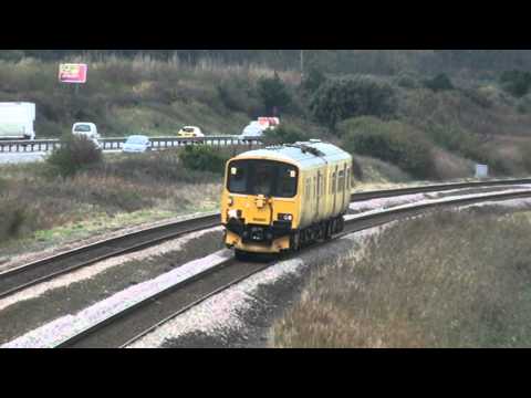 Network Rail 950 Through Abergele 27-10-2011