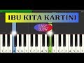 Piano Tutorial Ibu Kita Kartini Slow Piano Level 1 Ibu Kita Kartini
