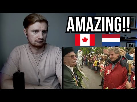 Why The Dutch Love Canadians | Canadian Veterans Celebrated in The Netherlands (BRITISH REACTION)