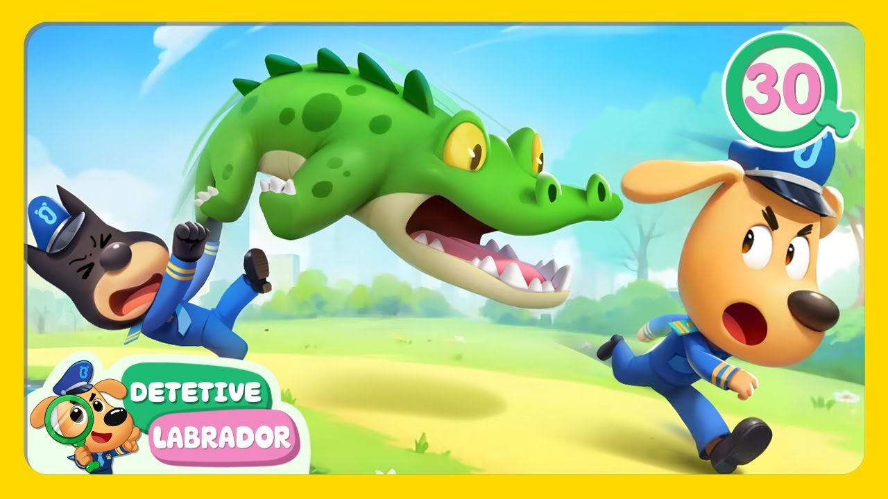 O Crocodilo 🐊 Segurança em Casa do Detetive Labrador 30 Minutos 🔍 Compilação