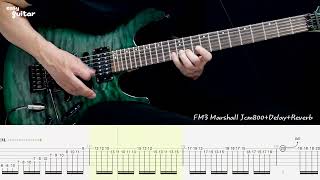 Helloween - Eagle Fly Free Guitar Lesson With Tab Part.2(Slow Tempo)Guitar Solo