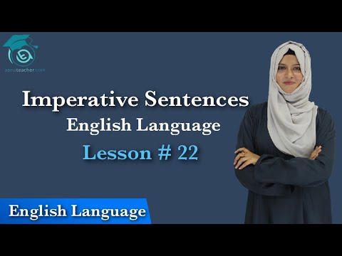 Imperative sentences | English Language Course | Apna Teacher