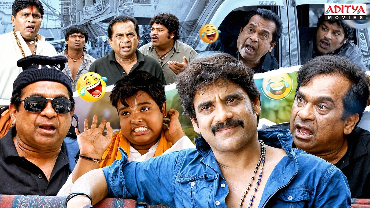 Nagarjuna, Brahmanandam Ka Ultimate Comedy Scenes | Anushka | Ragada Hindi Dubbed Movie