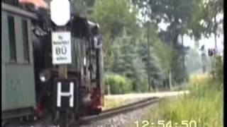 preview picture of video 'Germania 1999 - Lößnitzgrundbahn (Radebeul Ost-Radeburg) mm.750'